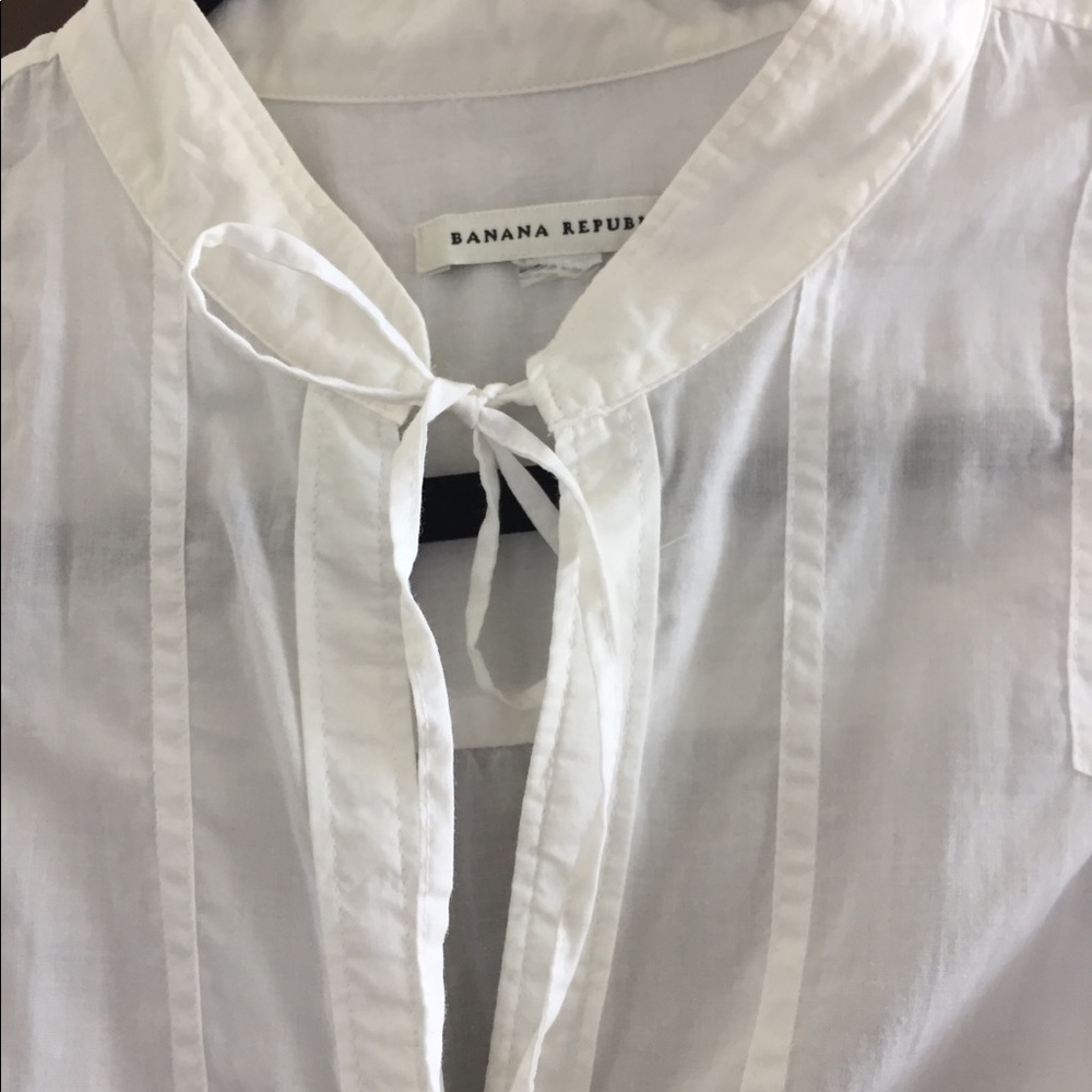 Classic White Cotton Shirt - Picture 3 of 3